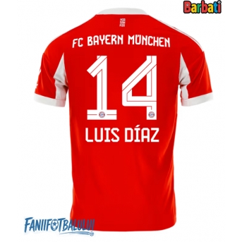 Bayern Munich Luis Diaz #14 Tricou Fotbal Replică 2025-26 Barbati Acasa